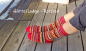 Preview: Alpaca Socks - Lodge - red