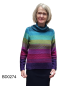 Preview: Womens Alpaca Turtle-Neck "Rainbow"