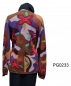 Preview: Damen Alpaka V-Ausschnitt Strickjacke "Autumn Dreams", Intarsien