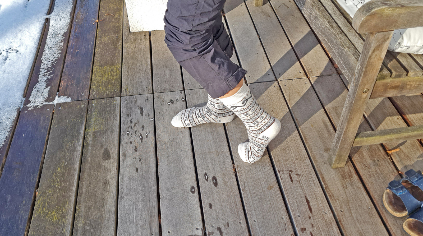Alpakasocken Happy Feet