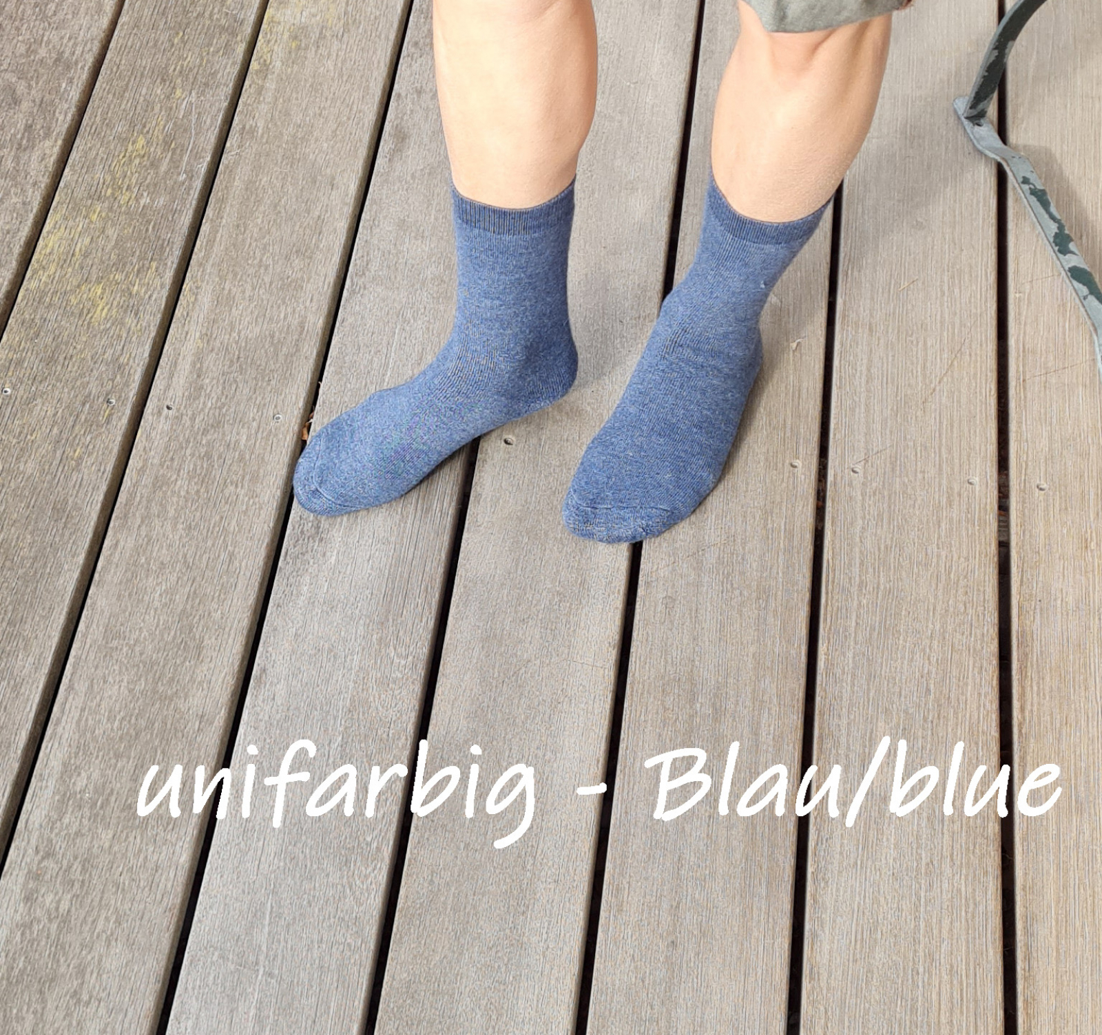Alpaca Socks - one color - blue
