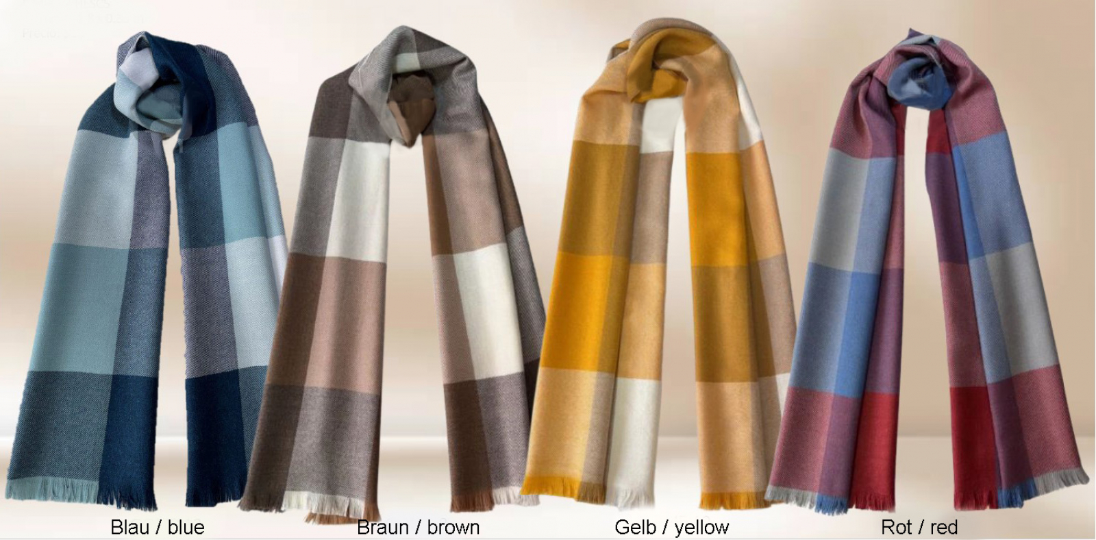 Baby Alpaka Webschal für Damen und Herren 