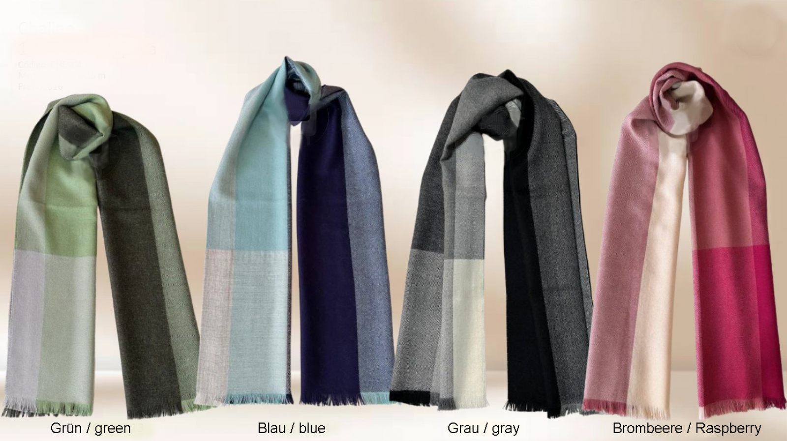 Baby Alpaka Webschal 