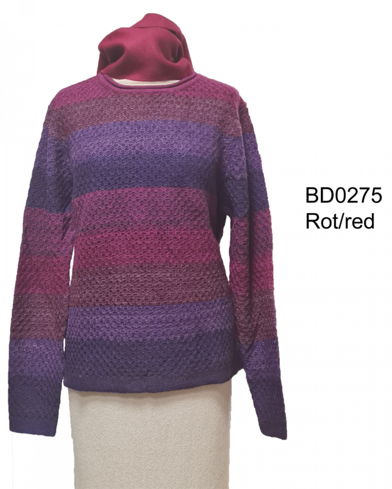 Preview: Womens Alpaca Round-Neck Sweater 