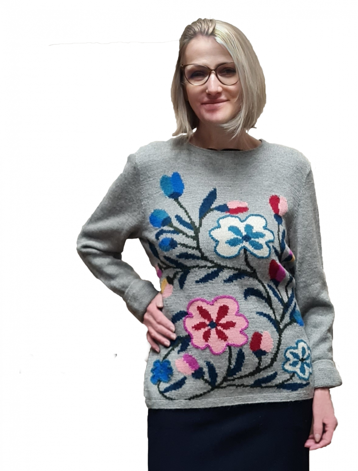 Damen Alpaka Pullover 