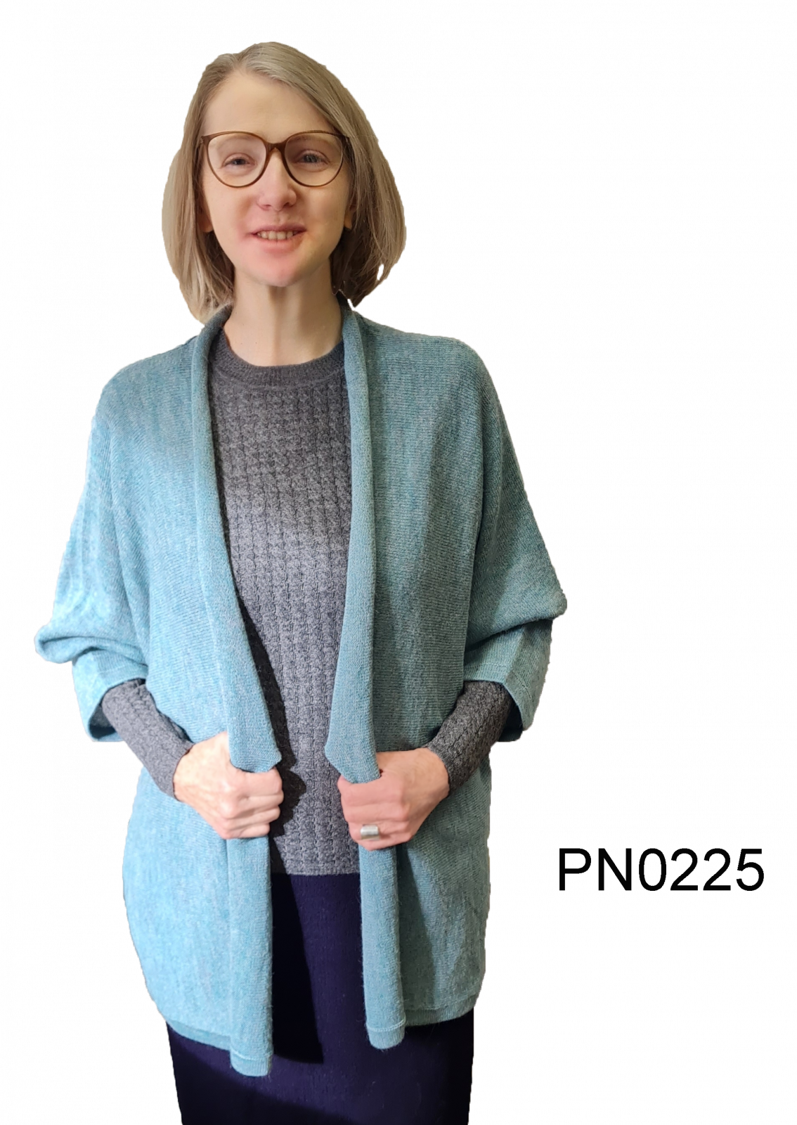 Women's Open Alpaca Butterfly Jacket