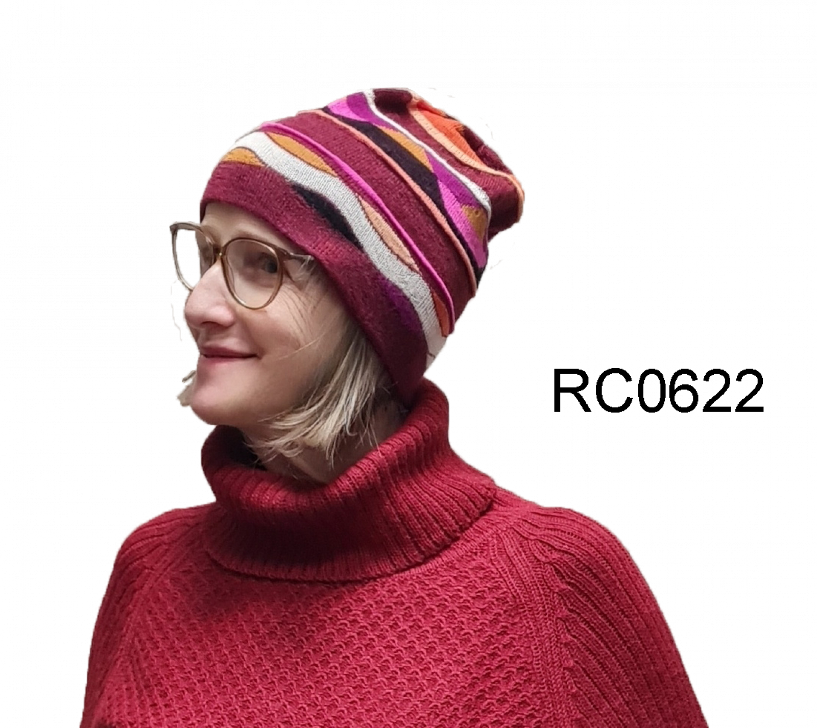 Bunte Babyalpaka Mütze 