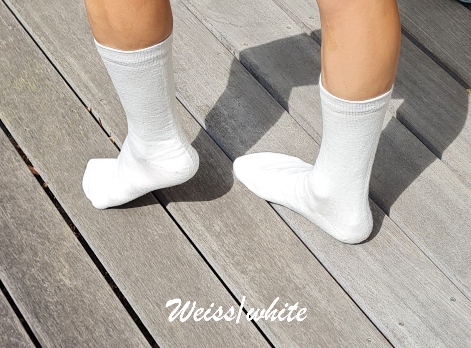 unifarbig Weiß