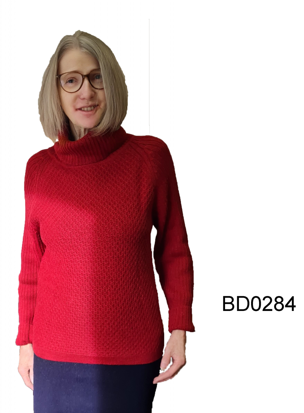 Damen Alpaka Rollkragenpullover mit Raglanärmel "Annagret"