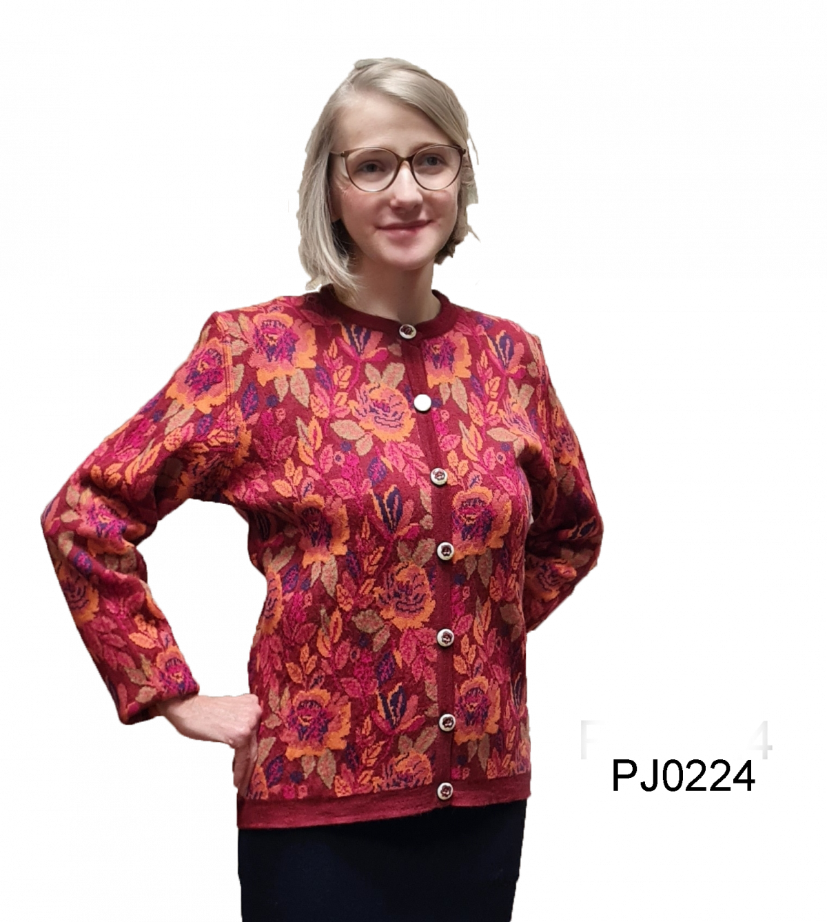 Baby Alpaca Women's Cardigan "Fantasia"