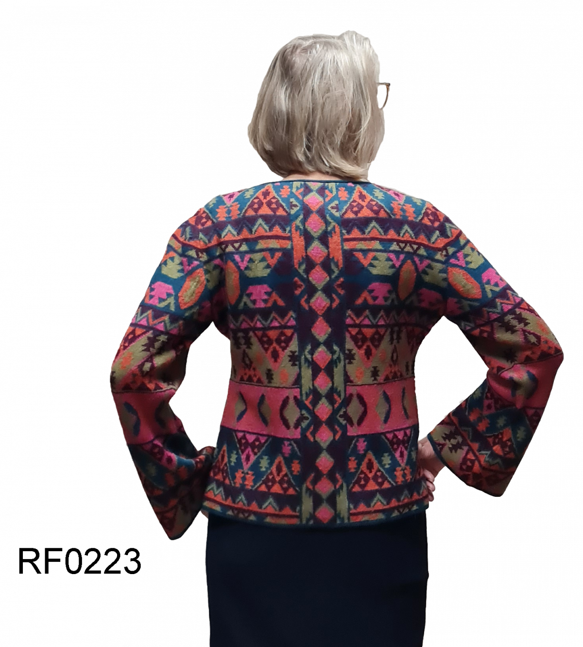 Women's Open Baby Alpaca Cardigan "Gwenelda"