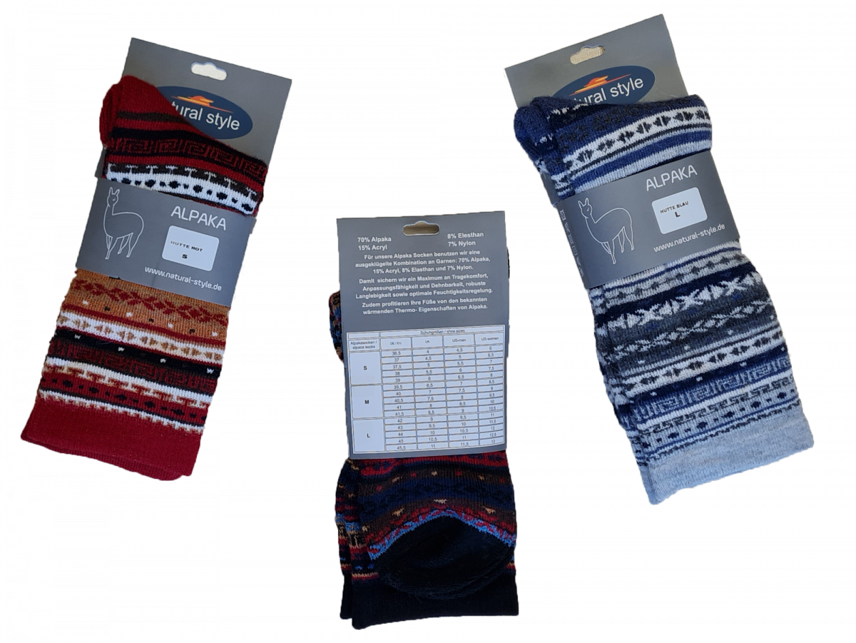 alpaca sock packaging